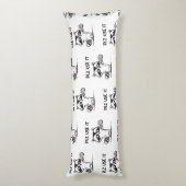 Coussins Longs S'Il Vous Plaît Utiliser - Funny Racoon Sarcastiqu (Dos (Vertical))