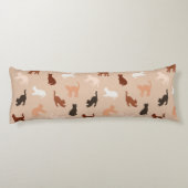 Coussins Longs Silhouette de chat (Dos)