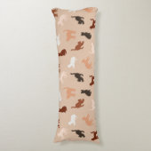 Coussins Longs Silhouette de chat (Devant (Vertical))