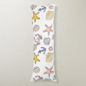 Coussins Longs Simple Conception de plage mignonne  (Devant (Vertical))