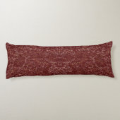 Coussins Longs Simple motif de fil abstrait rouge (Dos)