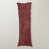 Coussins Longs Simple motif de fil abstrait rouge (Devant (Vertical))