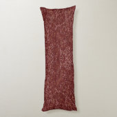 Coussins Longs Simple motif de fil abstrait rouge (Dos (Vertical))