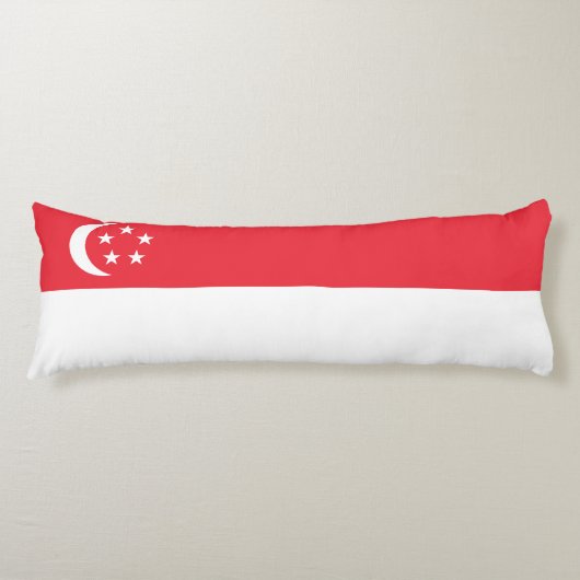 Coussins Longs Singapore Flag (Devant)