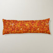 Coussins Longs Sinopia Orange Pailleté (Dos)