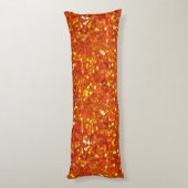 Coussins Longs Sinopia Orange Pailleté (Dos (Vertical))