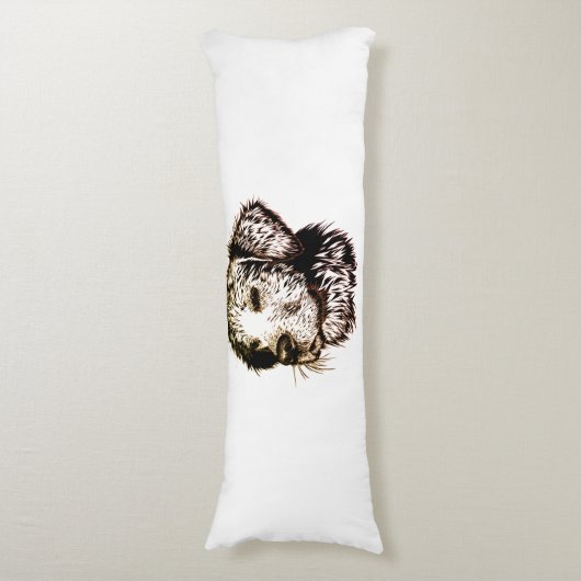 Coussins Longs Sketch Brown (Devant (Vertical))