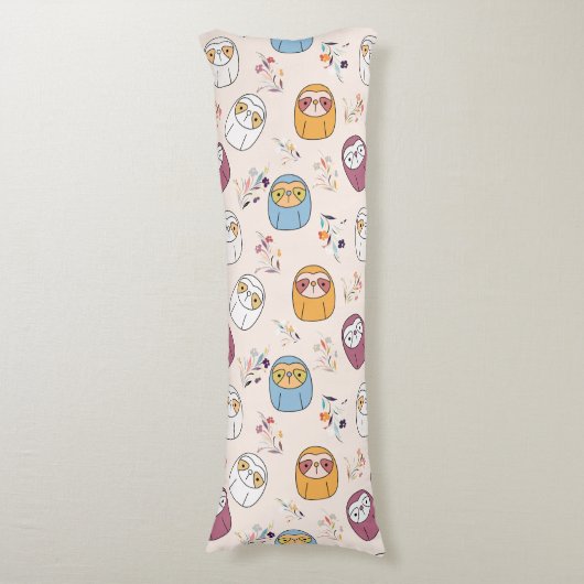 Coussins Longs Sleepy Sloth (devant Vertical)