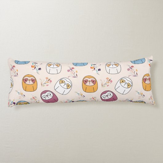 Coussins Longs Sleepy Sloth (Dos)