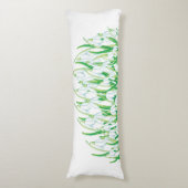 Coussins Longs Snowdrops de printemps (Devant (Vertical))