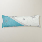 Coussins Longs Snowflakes & Peppermenthe Holiday (Dos)