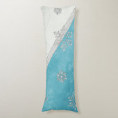 Coussins Longs Snowflakes & Peppermenthe Holiday (Devant (Vertical))