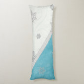 Coussins Longs Snowflakes & Peppermenthe Holiday (Dos (Vertical))