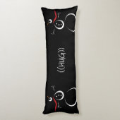 Coussins Longs SNOWMAN PRÉSENTE un petit trou de texte (Dos (Vertical))