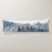 Coussins Longs Snowy Pine Trees Dream 1 (Dos)