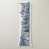 Coussins Longs Snowy Pine Trees Dream 1 (Devant (Vertical))