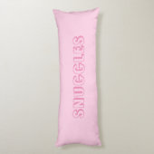 Coussins Longs "Snuggets" Rose clair (Dos (Vertical))
