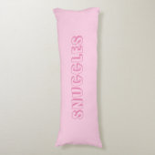 Coussins Longs "Snuggets" Rose clair (devant Vertical)