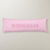 Coussins Longs "Snuggets" Rose clair (Dos)