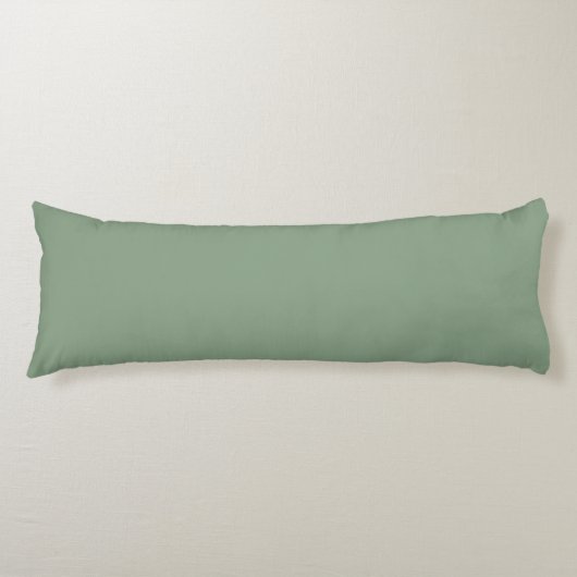 Coussins Longs Soft Basil Green, Muted Neutral Solid Color (Devant)