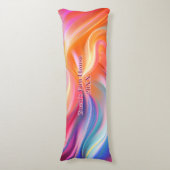Coussins Longs Soie pastel colorée (Devant (Vertical))