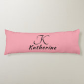 Coussins Longs Soigné tendance rose Fille noire Personnalisé Corp (Devant)