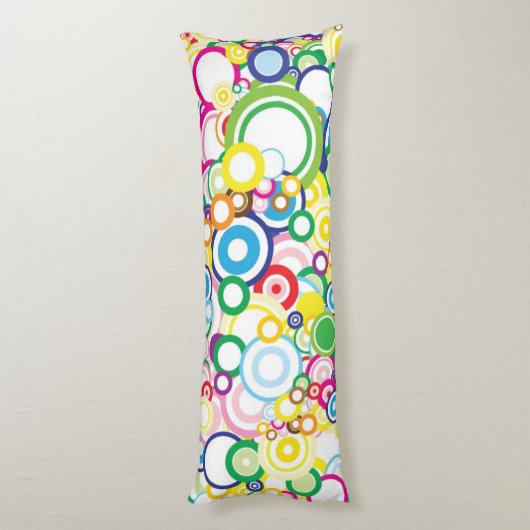 Coussins Longs Sort de cercles vifs (Dos (Vertical))