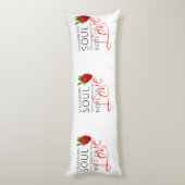Coussins Longs Soul aux fraises (Dos (Vertical))
