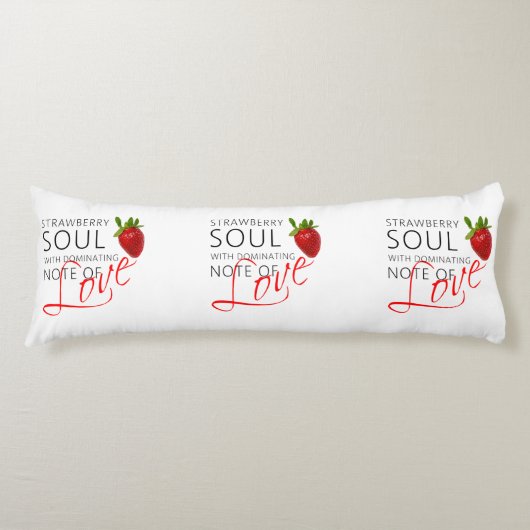 Coussins Longs Soul aux fraises (Devant)