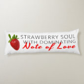Coussins Longs Soul aux fraises (Dos)