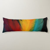 Coussins Longs Southwest Feather Abstrait (Devant)