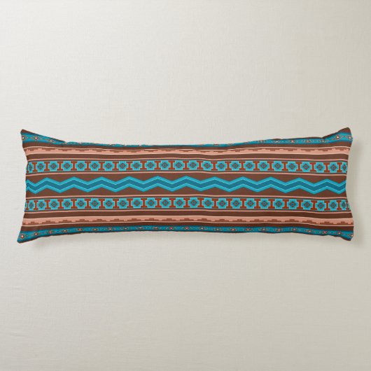 Coussins Longs Southwest Style Geometric Cameron Gorge Design (Devant)