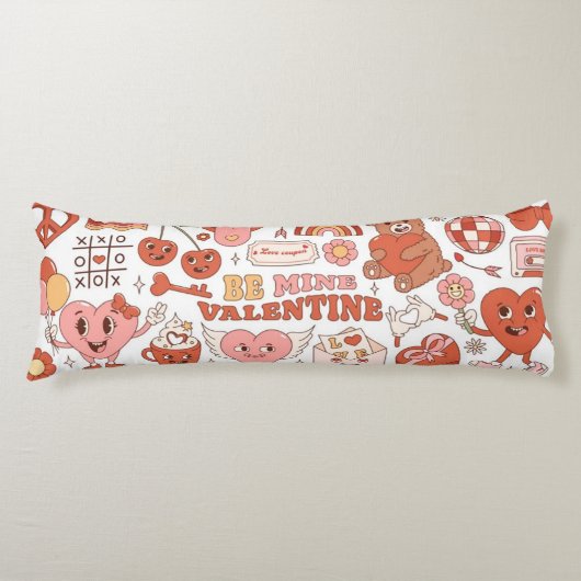 Coussins Longs Soyez la mienne Valentine (Devant)