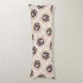 Coussins Longs Spinone Italiano Peinture Roan Brown Cute Chien Ar (Devant (Vertical))