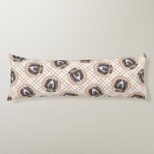 Coussins Longs Spinone Italiano Peinture Roan Brown Cute Chien Ar (Devant)