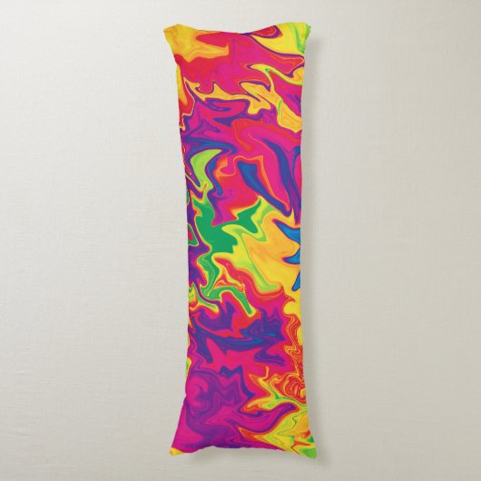 Coussins Longs Splashing psychédélique....... (Devant (Vertical))
