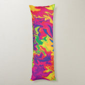Coussins Longs Splashing psychédélique....... (Dos (Vertical))