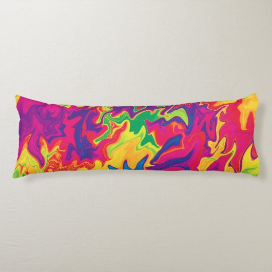 Coussins Longs Splashing psychédélique....... (Devant)