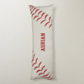 Coussins Longs Sports de baseball personnalisés (Dos (Vertical))