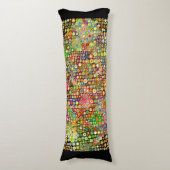 Coussins Longs Spots rétro colorés + votre idée (Devant (Vertical))