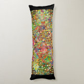 Coussins Longs Spots rétro colorés + votre idée (Dos (Vertical))