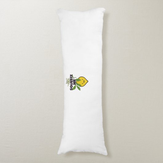 Coussins Longs Squeeze me drôle citron (Devant (Vertical))