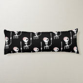 Coussins Longs Squelette d'Halloween avec épée (Dos)
