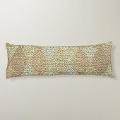 Coussins Longs Stained Glass Gold Diamond Pattern (Dos)