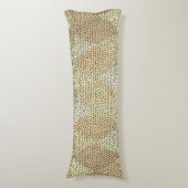 Coussins Longs Stained Glass Gold Diamond Pattern (Devant (Vertical))