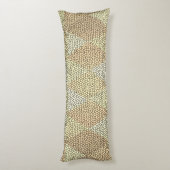 Coussins Longs Stained Glass Gold Diamond Pattern (Dos (Vertical))