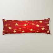 Coussins Longs Star Adored Ruby Motif rouge (Dos)