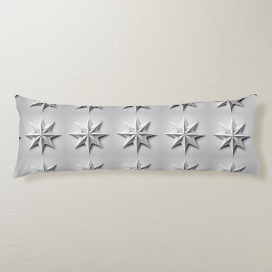 Coussins Longs Star gris moderne (Devant)