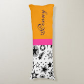 Coussins Longs Stars Tattoos noir + vos idées (Devant (Vertical))