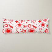 Coussins Longs Stars Tattoos rouge + vos idées (Dos)